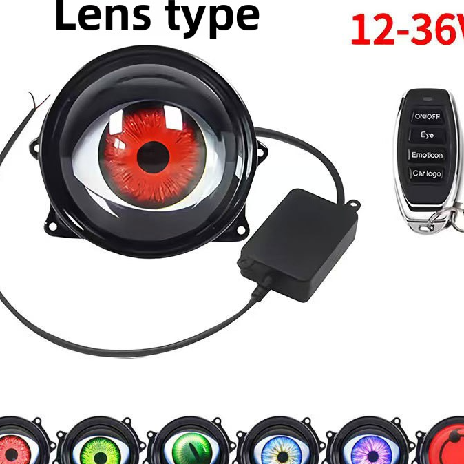 Devil Eye LED Headlights Multi Mode Universal Car Motorcycle Lights