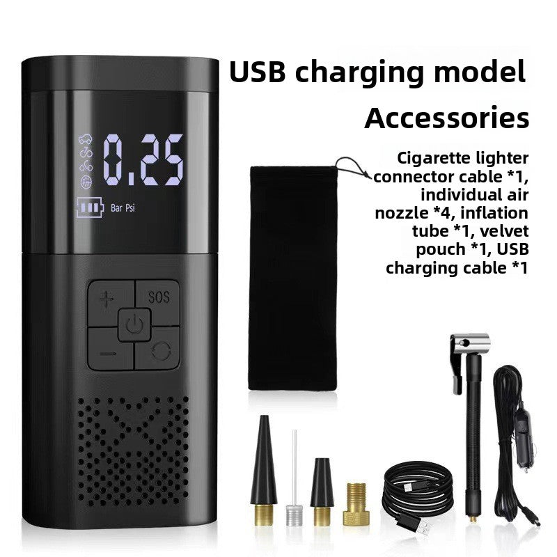 Portable Digital Car Tire Inflator