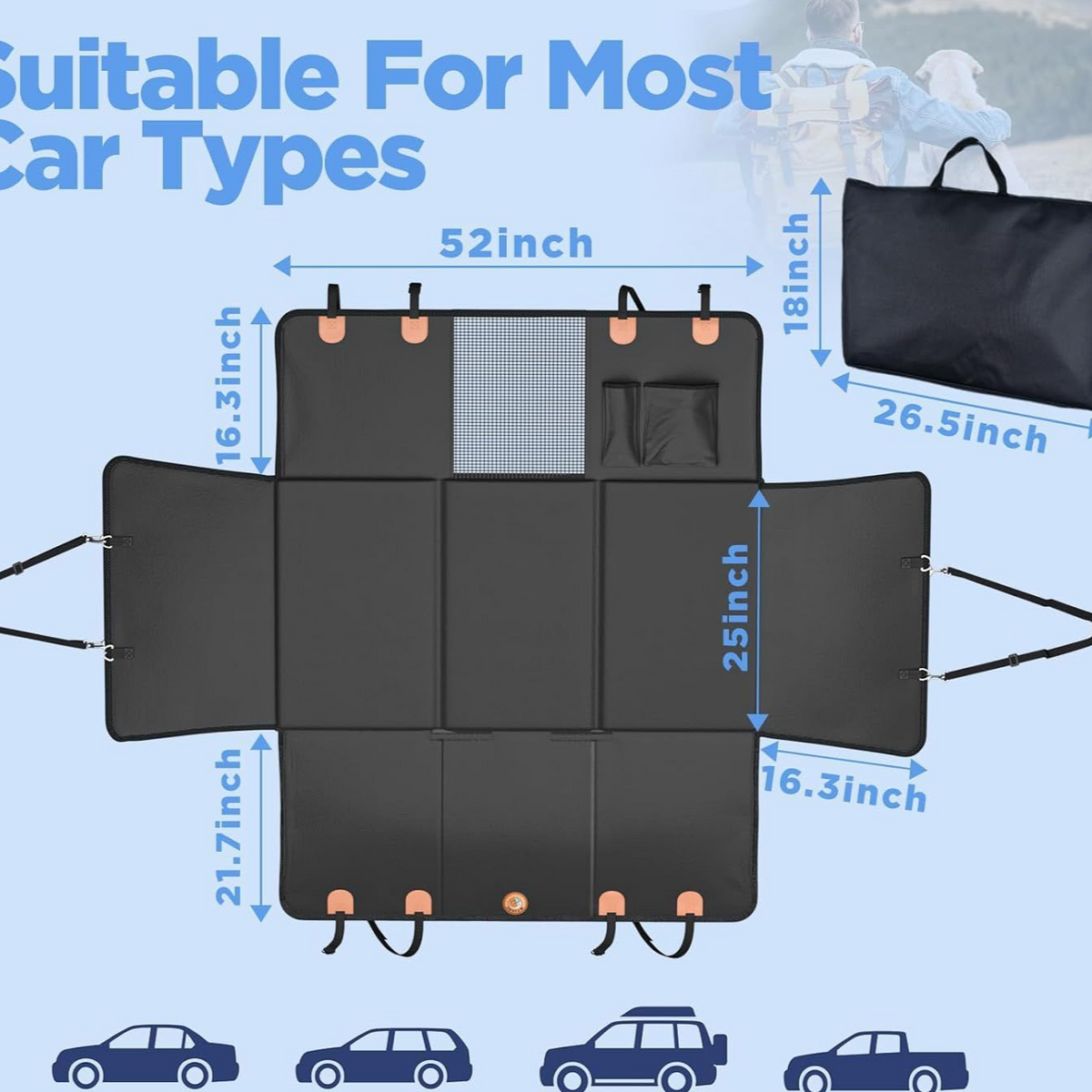 Waterproof Pet Car Seat Mat Protector