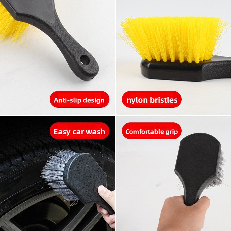 Car Tire Brush, Wheel and Tire Brush, Detail Cleaning Wheel Hub Brush