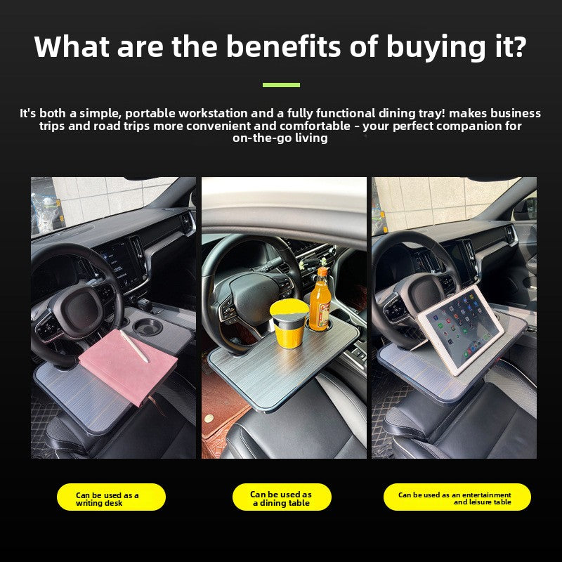 Car Steering Wheel Tray Holder